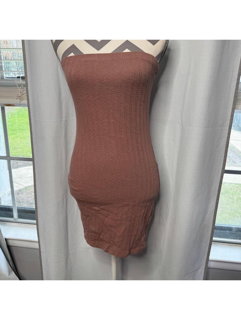 strapless mini dress from Fashion Nova